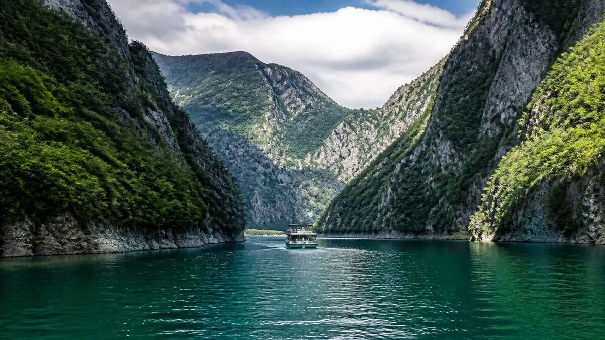 Komani Lake Albania